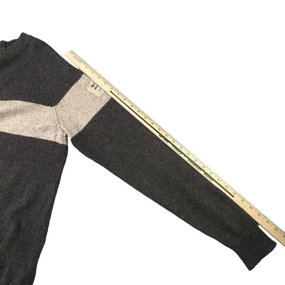 Columbia Mens Sweater Size XL Brown Beige Stripe Crew Neck Wool Blend Outdoor - Picture 9 of 9